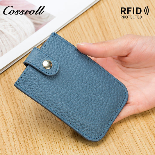 Pull out multi-card card holder Large capacity ID card holder anti-degaussing compact ultra-thin card holder