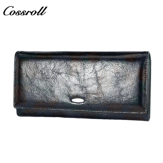 Customized Design ladies designer women wallet geniune leather wallet