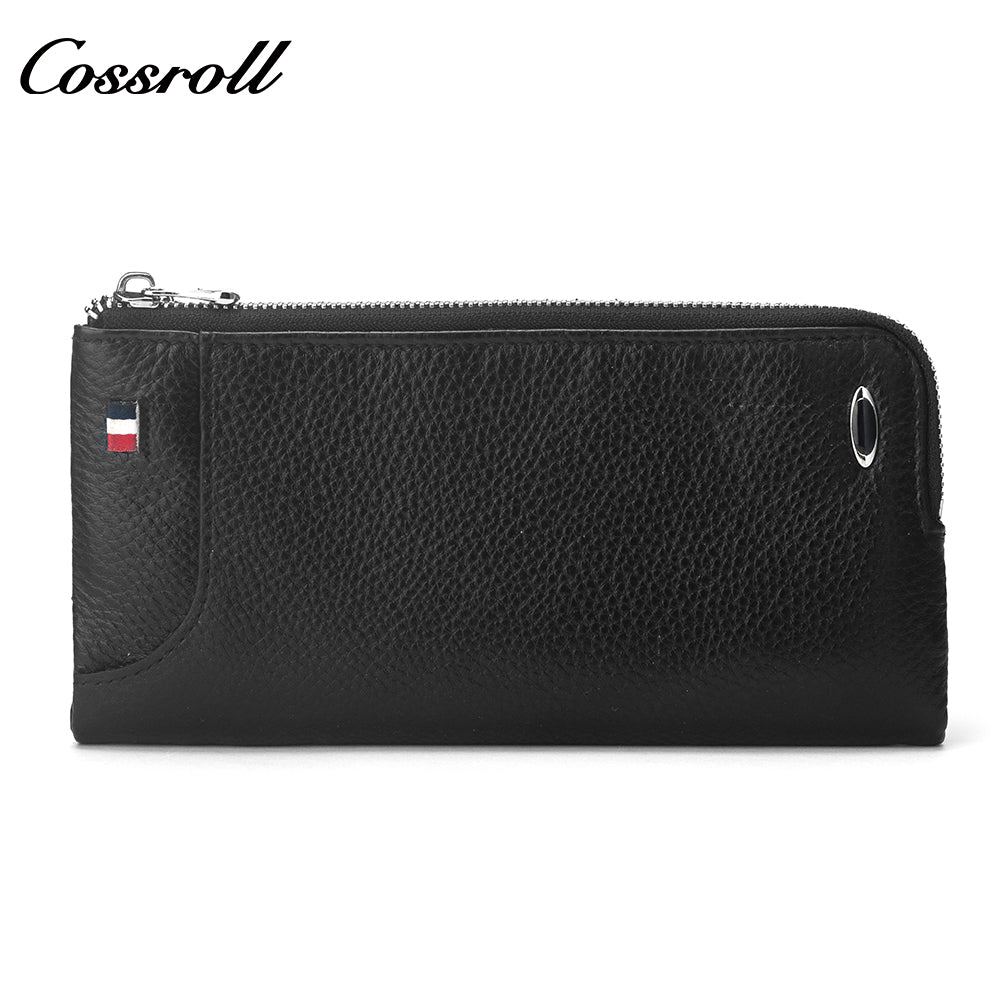 Most Popular best brand leather long  wallet female  Genuine Leather