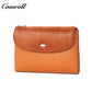 Women's Genuine Leather Coin Purse, Two-Tone Splicing, Multifunctional Card Holder
