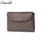 Women's wallet leather short wallet, fashionable soft leather, large capacity with multiple card slots.