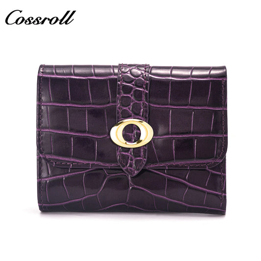 Genuine Special Price wallet for women leather  crocodile texture Genuine Leather