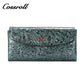 Explosive Models date red long leather wallet women's With Wholesale hot style