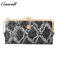 2024 Foreign trade leather ladies vintage purse leather printed alligator pattern all multi-functional manufacturers direct wholesale