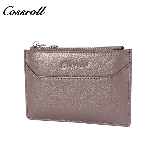 New Women's Wallet Short Wallet Multifunctional Simple Multi Card Position Lychee Pattern Money Clip