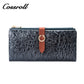 Most Popular best brand leather long  wallet female  Genuine Leather