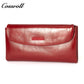 Innovative Design ladies purses multiple slots geniune leather wallet oil wax leather