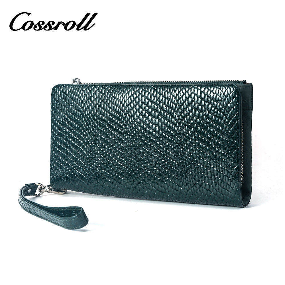 New launch 2023 leather wallet luxury ladies wallet long wholesale genuine clutch wallet women