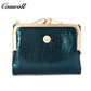 Women's long classic explosive spot multi-color bright leather material first layer cowhide