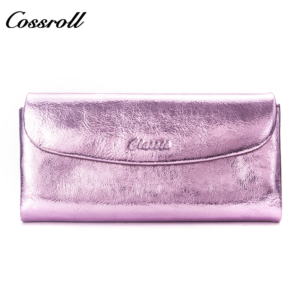 Wholesale Low Moq  leather purse women pearl pattern