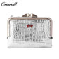 The Lowest Price genuine women  crocodile texture Genuine Leather