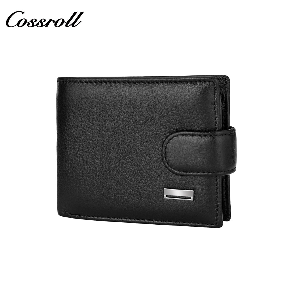 New wallet large capacity anti-theft brush wallet men's short leather money clip