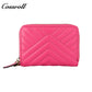 New leather wallet short first layer cowhide women's advanced sense purse small purse for women