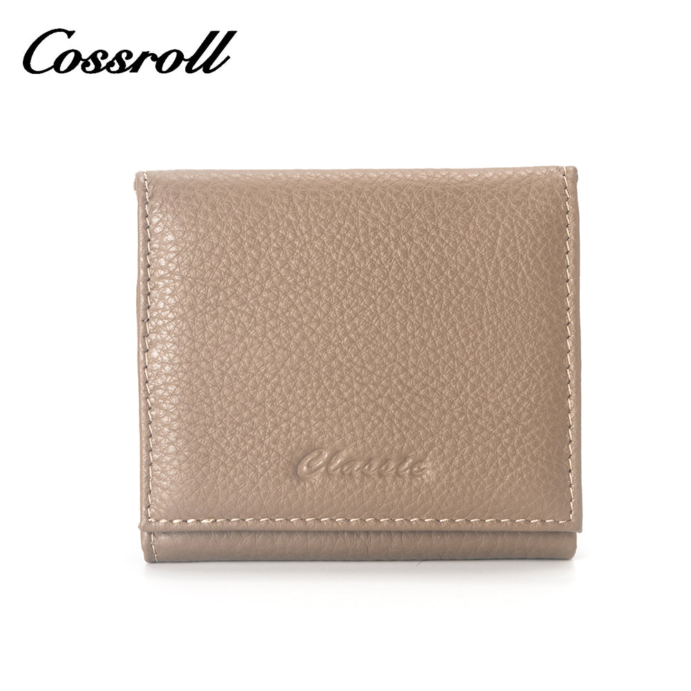 Coin Purse Genuine Leather Short Wallet