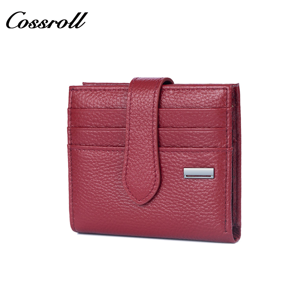 Genuine Leather Business Card Holder, Women's Wallet, ID and Credit Card Holder, Driver's License Case