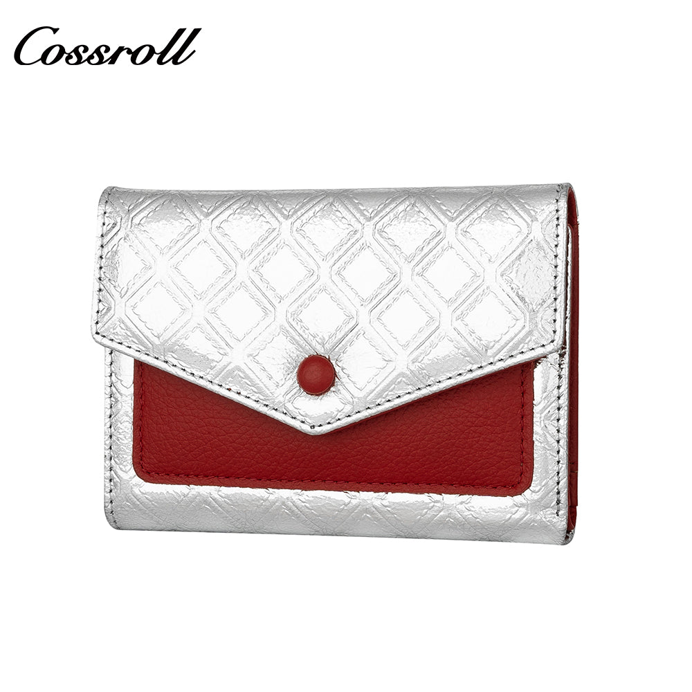 Best Selling  leather luxury  women small wallet Genuine Leather