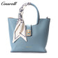 2024 New Fashion Single Shoulder Crossbody Bag Versatile Niche Silk Scarf Women's Handbag Bucket Bag Best Selling Style