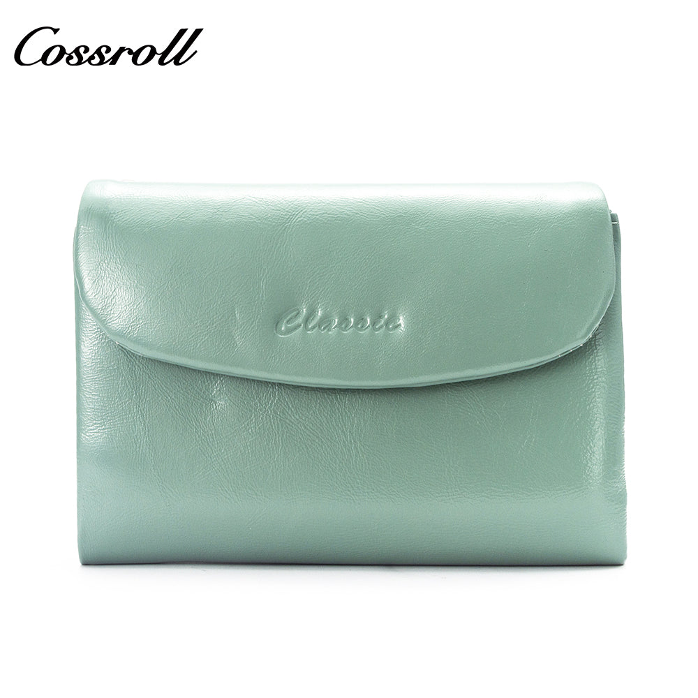 China Hot Sale wallets for women fashionable oil wax leather