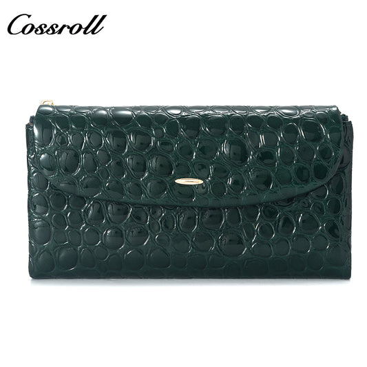 Exquisite high-end high-end women's leather clutch bag Women's bag 2024 new fashion temperament envelope purse