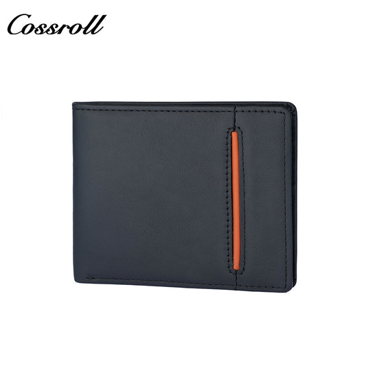 New Genuine Leather Wallet Short Multi-Card Bifold Wallet Head Layer Cowhide Wallet