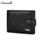 Short Men's Wallet Business Multi Card Leather Money Clip