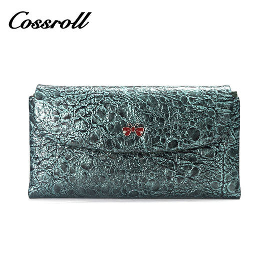 2023 Explosive Models date red long leather wallet women's With Wholesale hot style