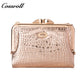 Comfortable New Design green personalised  crocodile texture Genuine Leather