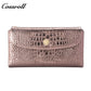 New Designed  high women  crocodile texture Genuine Leather