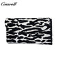 Genuine Leather Fashionable High-End Women's Wallet, Top Layer Soft Cowhide, Zebra Pattern, Large Capacity with Multiple Card Slots