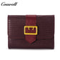 Best Selling  leather luxury  women small wallet Genuine Leather