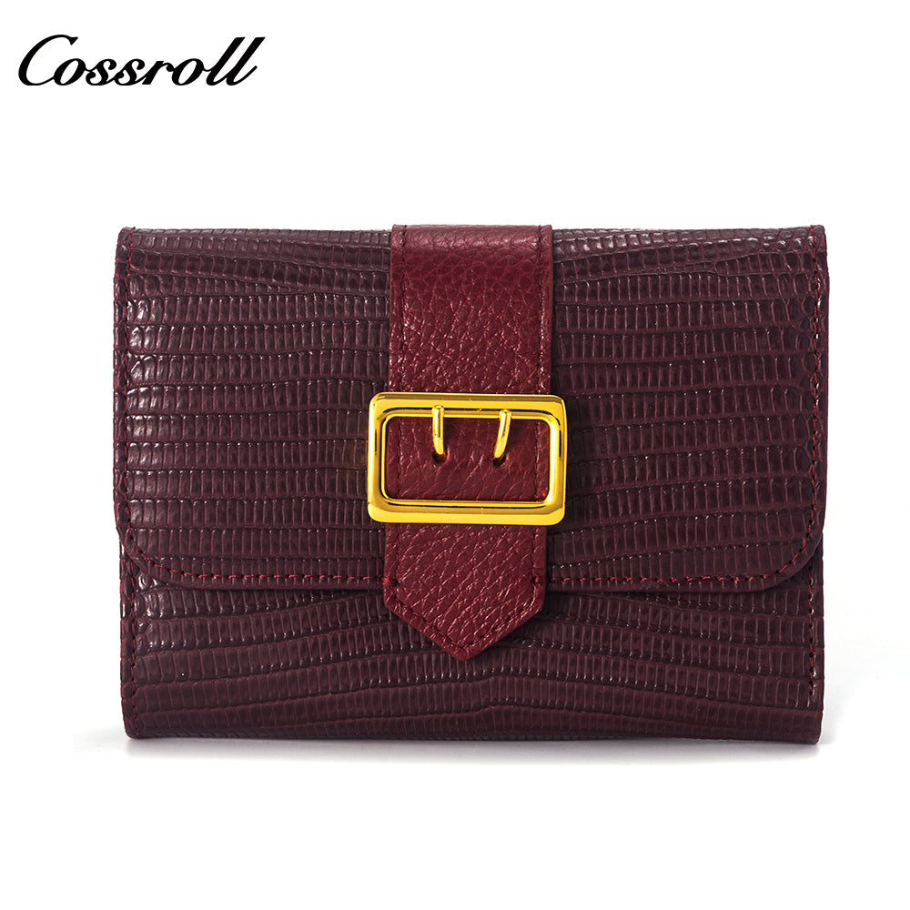 Best Selling  leather luxury  women small wallet Genuine Leather