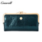 Top-Selling Genuine Leather Women's Wallets Bright leather crocodile texture patent leather