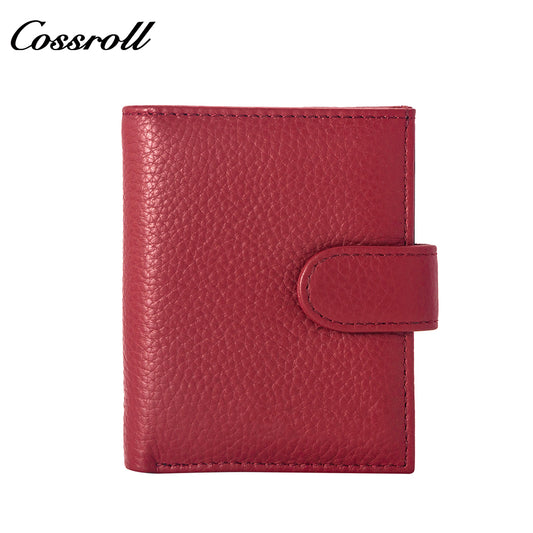 Wholesale High Quality  ladies purse  geniune leather wallet  Lychee leather