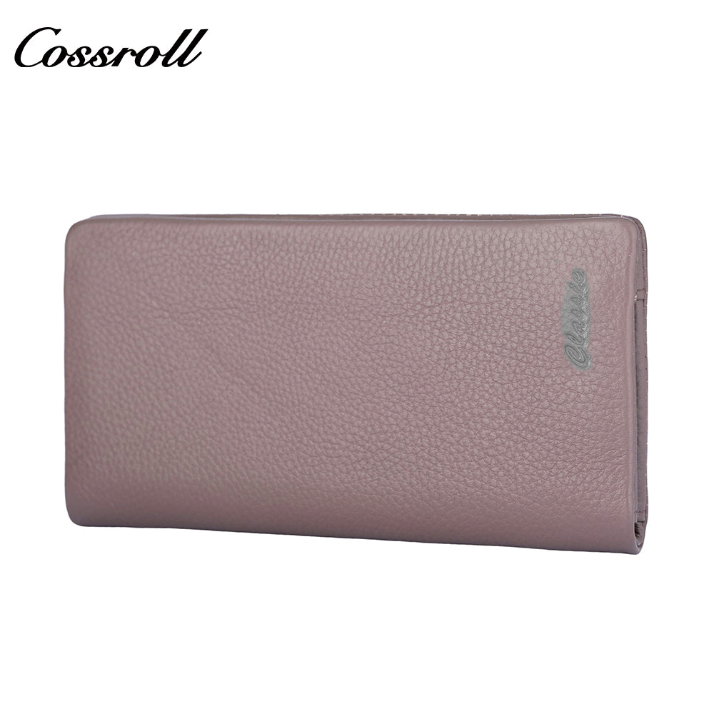 Fashion Cross-border Foreign Trade Multi Card Slots Card  Long Ladies Wallet Ladies Premium Leather Genuine Coin Purse