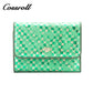 New Chinese product Leather waterproof purse Ladies snake textured leather