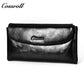 Popular Decorative genuine leather purse handmade long wallets oil wax leather ladies handmade Elegant