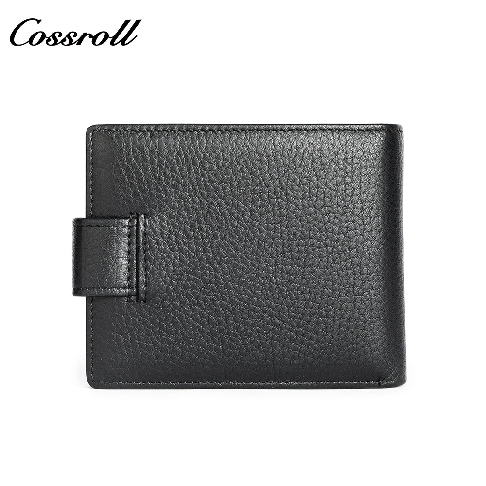 Head Cowhide Man Wallet Genuine Leather Money Clip Horizontal Short Banknote Coin  Soft Leather Plain