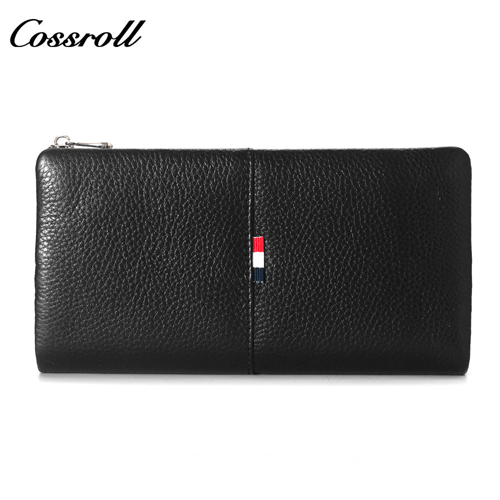 Most Popular best brand leather long  wallet female  Genuine Leather