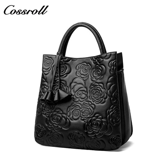 Leather women's bag counter authentic bag 2024 new handbag leather women's fashion large bag single Shoulder crossbody bag