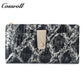 Best selling promotional price Luxury leather Travel Printed Alligator textured leather