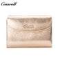 Comfortable New Design handmade leather leather purse women pearl pattern