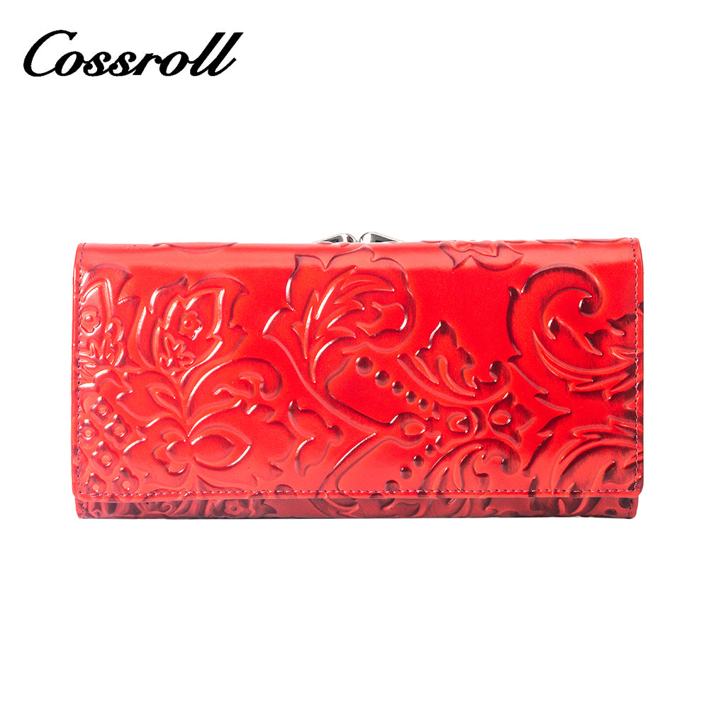 Wholesale New Trends red leather wallets for women  With Wholesale of new materials