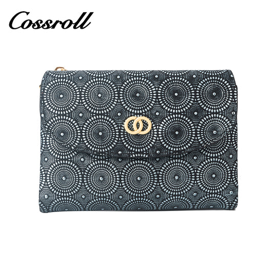 Brand New slim black leather wallet women With High Quality