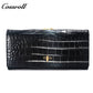 Factory Wholesale Price leather lady crocodile texture Genuine Leather