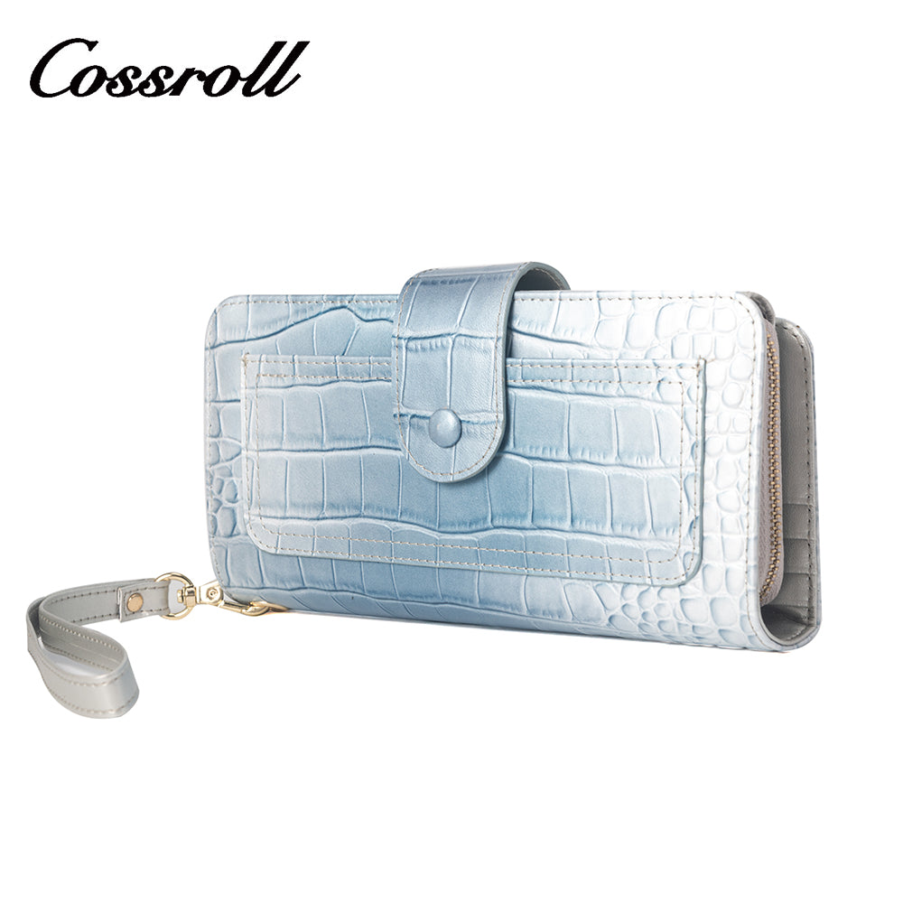 Elegant and classic: a collection of women's genuine leather wallets that expresses taste and style