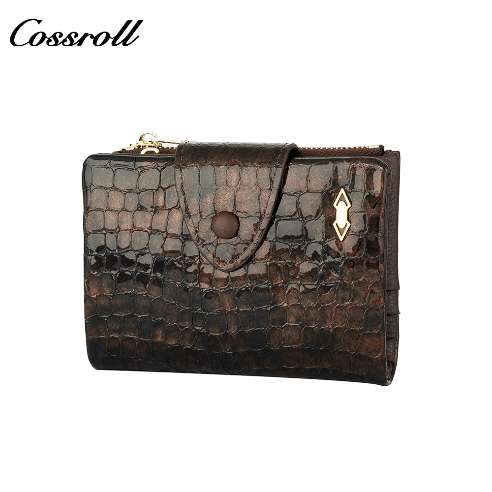 The Lowest Price genuine women  crocodile texture Genuine Leather