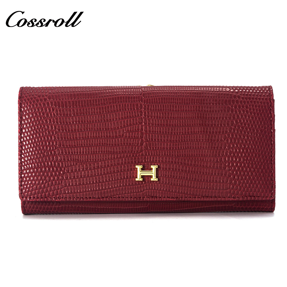 Hot Sale & High Quality Customized  for women geniune leather wallet