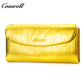 China Supplier  real leather women's  leather purse women pearl pattern