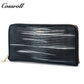 The Factory Produces genuine long  card holder wallet  geniune leather wallet