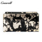 Factory custom cross-border 2023 new leather purse women's long cowhide women's multi-layer multi-card patent leather